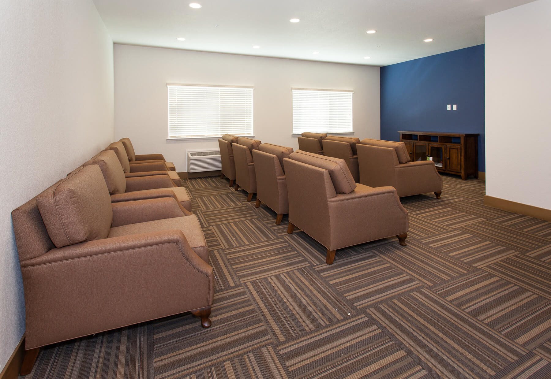 TV Room at The Lodge at Morgan Hills Apartments in Morgan Hill CA